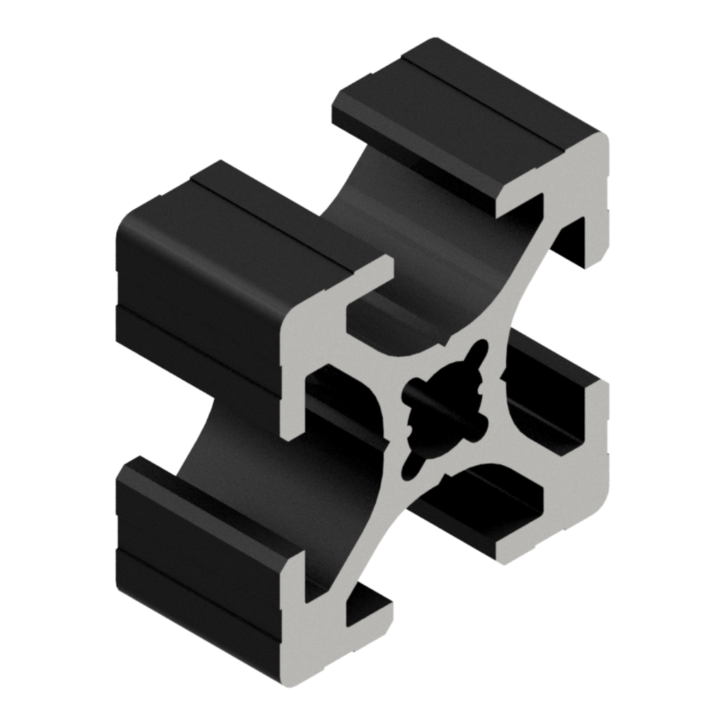 Aluminum Profile 20x20 C.6  Black